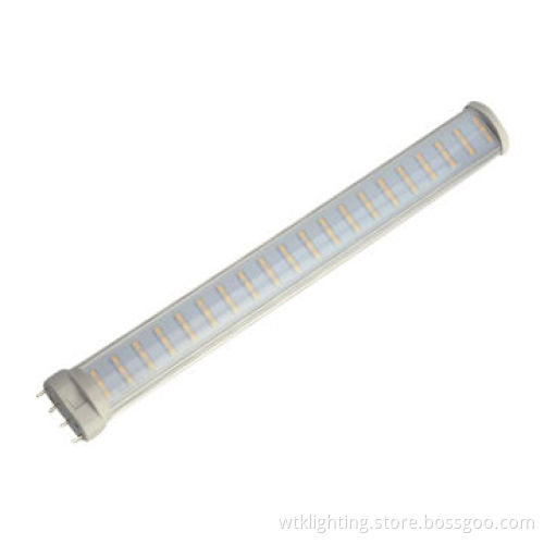 2G11 LED tube with 86-265V AC input voltage, 2835 lamp beads high lumen efficiency, 18W power